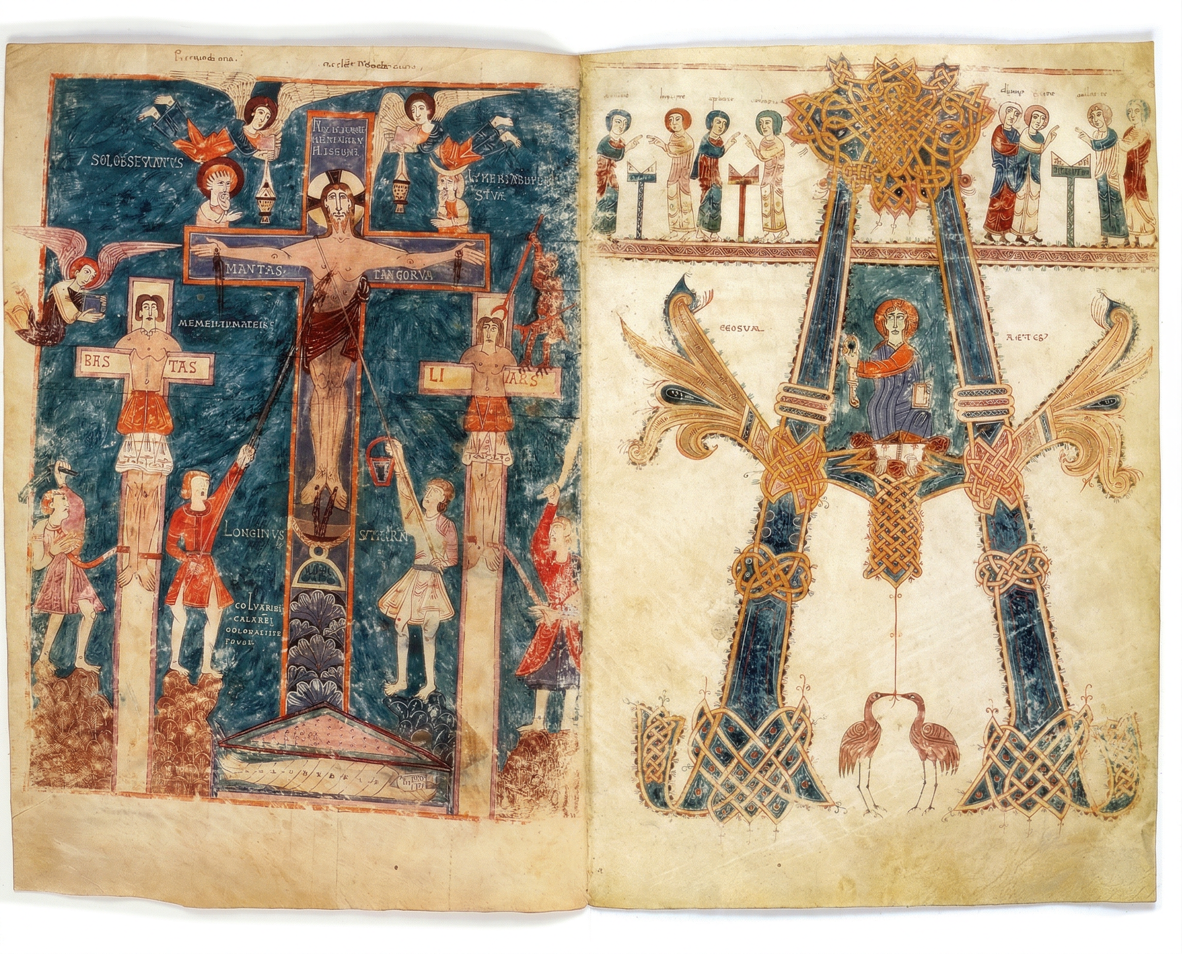Beatus de Girona: Crucifixió i Alfa