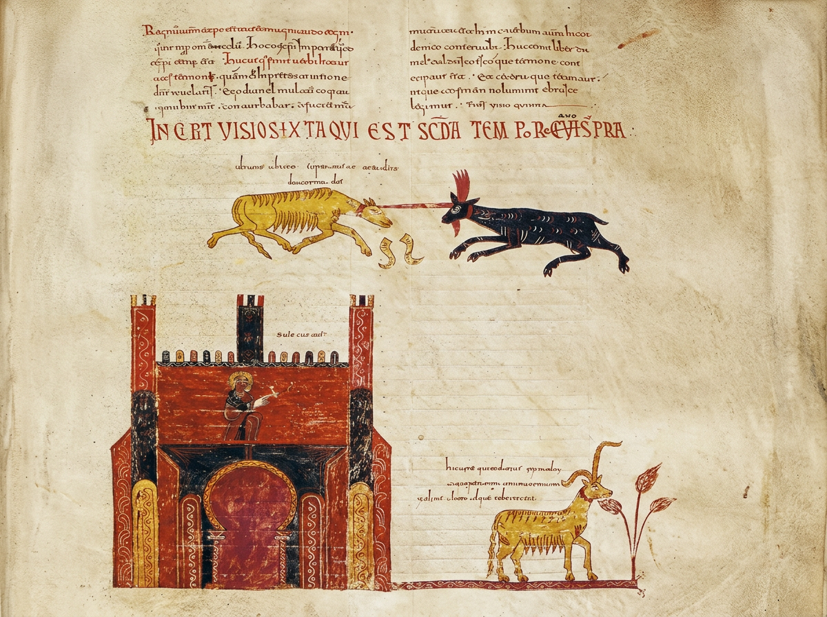 Beatus de Girona: Visió de Daniel