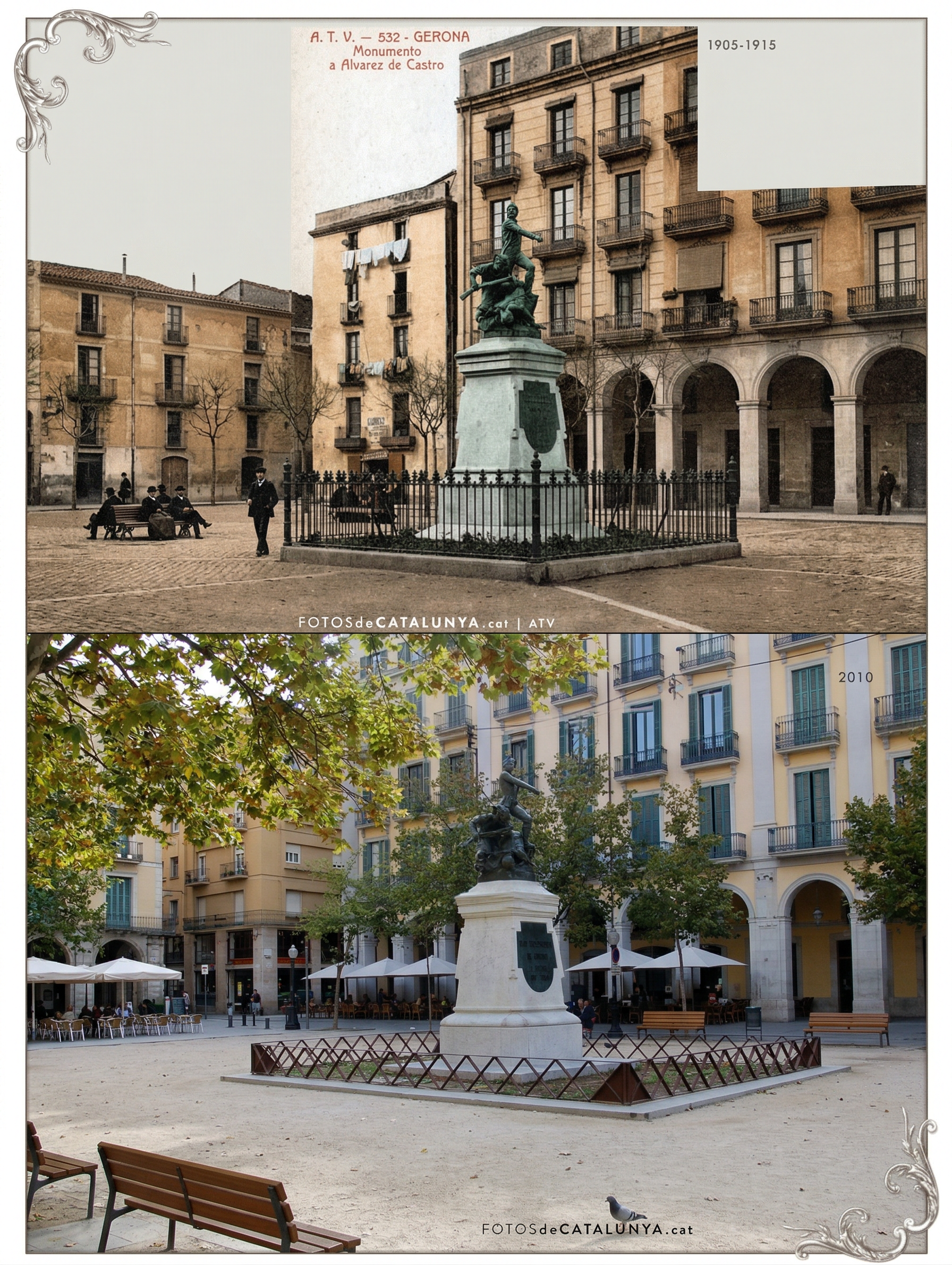 Monument als Defensors de Girona a la Plaça de la Independència