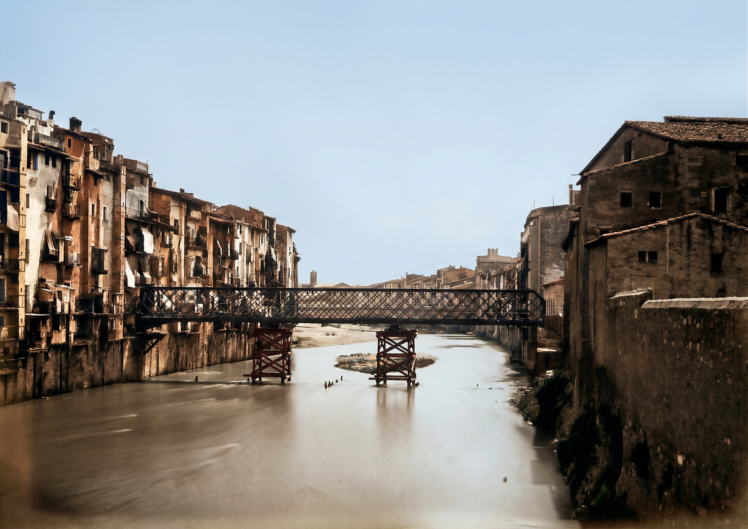 Pont de ferro sobre l'Onyar